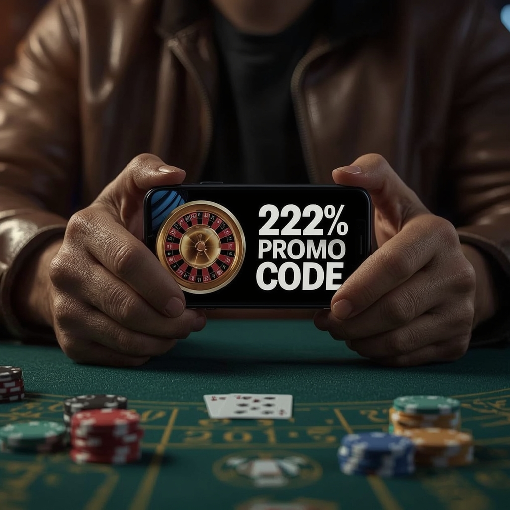 code promotionnel tenu dans les mains d'un joueur au POKERSTARS CASINO